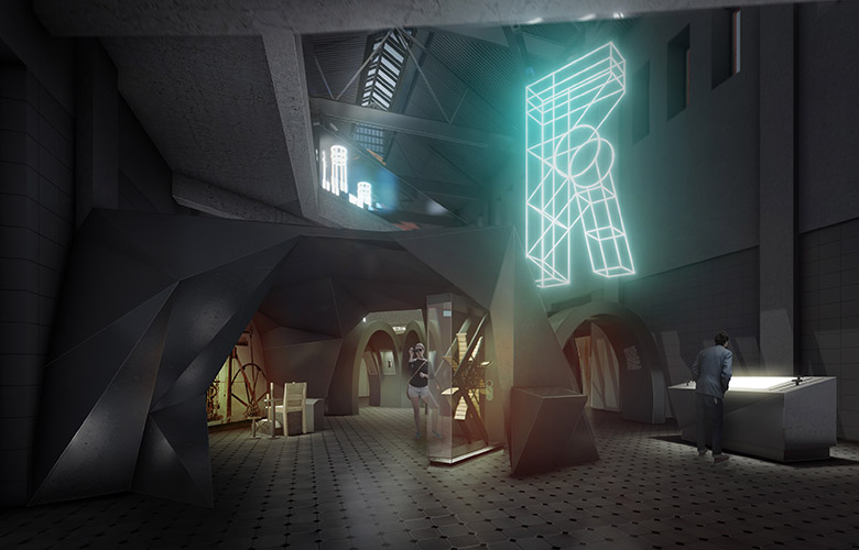 Ekspozycje muzealne w trakcie realizacji: Kopalnia Saturn 03